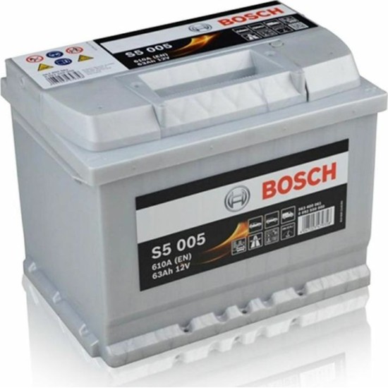 ΜΠΑΤΑΡΙΑ ΑΥΤΟΚΙΝΗΤΟΥ BOSCH S5005 63AH 610AEN (ΒΛΕΠΕΤΕ ΠΕΡΙΓΡΑΦΗ)