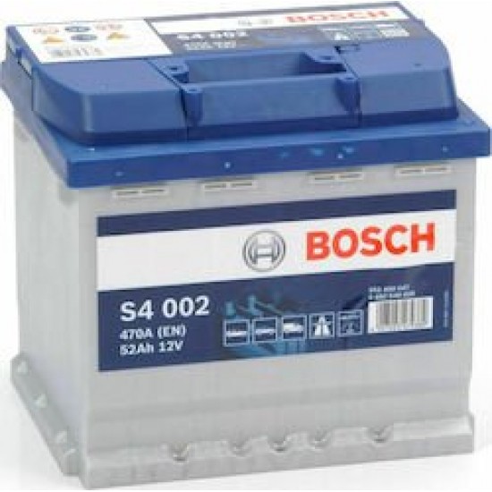 ΜΠΑΤΑΡΙΑ ΑΥΤΟΚΙΝΗΤΟΥ BOSCH S4002 52AH 470AEN.(ΒΛΕΠΕΤΕ ΠΕΡΙΓΡΑΦΗ)