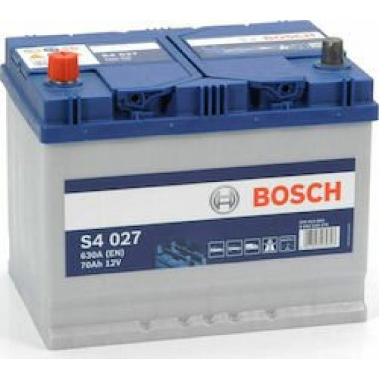 ΜΠΑΤΑΡΙΑ ΑΥΤΟΚΙΝΗΤΟΥ BOSCH S4027 70AH 630AEN (ΒΛΕΠΕΤΕ ΠΕΡΙΓΡΑΦΗ)