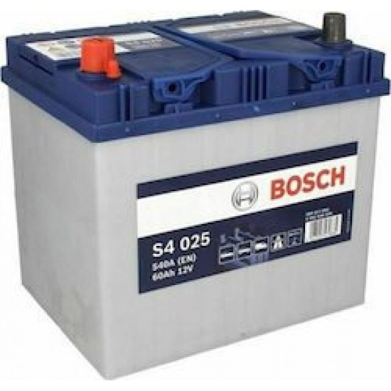 ΜΠΑΤΑΡΙΑ ΑΥΤΟΚΙΝΗΤΟΥ BOSCH S4025 60AH 540AEN (ΒΛΕΠΕΤΕ ΠΕΡΙΓΡΑΦΗ)