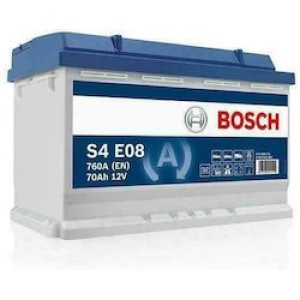 ΜΠΑΤΑΡΙΑ ΑΥΤΟΚΙΝΗΤΟΥ BOSCH S4E08 70AH 760AEN START-STOP (ΒΛΕΠΕΤΕ ΠΕΡΙΓΡΑΦΗ)