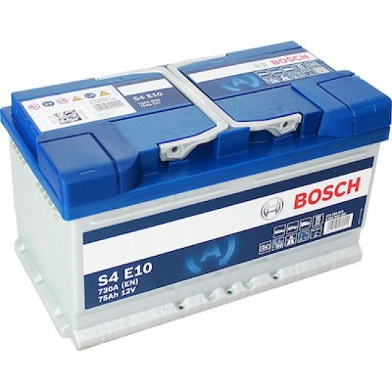 ΜΠΑΤΑΡΙΑ ΑΥΤΟΚΙΝΗΤΟΥ BOSCH S4E10 75AH 730AEN START-STOP (ΒΛΕΠΕΤΕ ΠΕΡΙΓΡΑΦΗ)