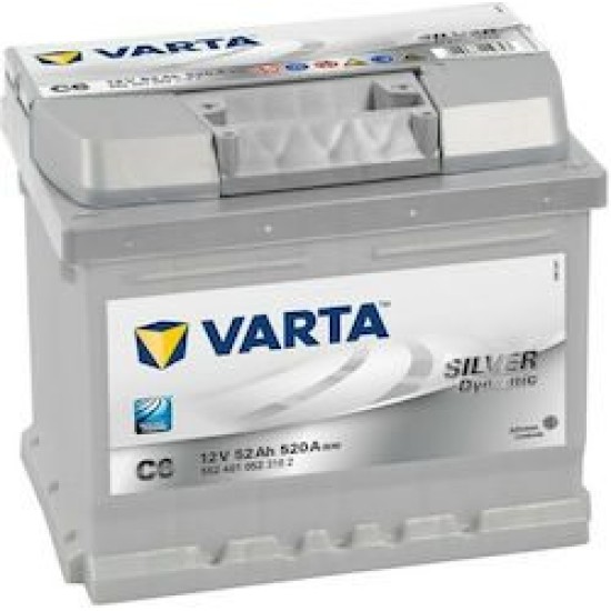 ΜΠΑΤΑΡΙΑ ΑΥΤΟΚΙΝΗΤΟΥ VARTA C6 52AH 520AEN (ΒΛΕΠΕΤΕ ΠΕΡΙΓΡΑΦΗ)