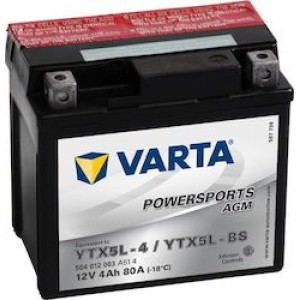 VARTA POWERSPORTS AGM 4AH YTX5L-BS