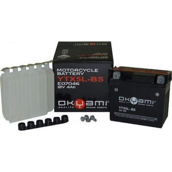 OKYAMI MOTO YTX5L-BS 4AH