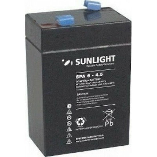 SUNLIGHT SPA 6-4.5AH UPS 4.5Ah 6V